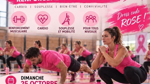 OCTOBRE ROSE : TAISO ROSE À CLOYES-LES-TROIS-RIVIÈRES